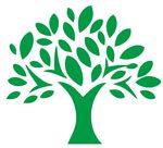 矢量绿树标志