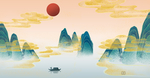 水墨壁画