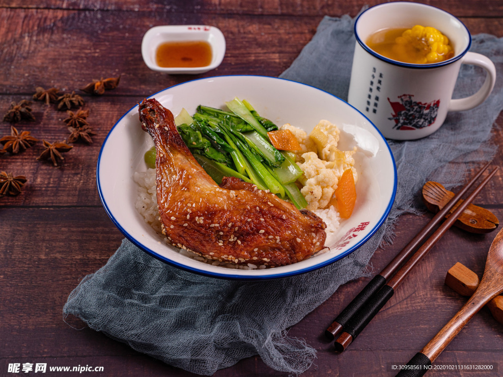 鸭腿饭 鸭腿饭海报 鸭腿饭展板