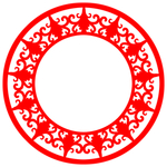 镂空圆形