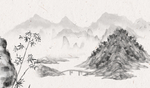 中国风水墨背景