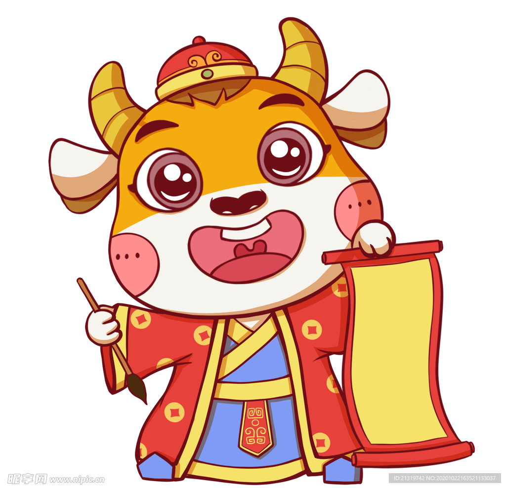 卡通牛