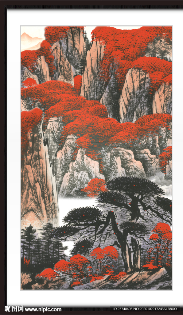 巨幅山水