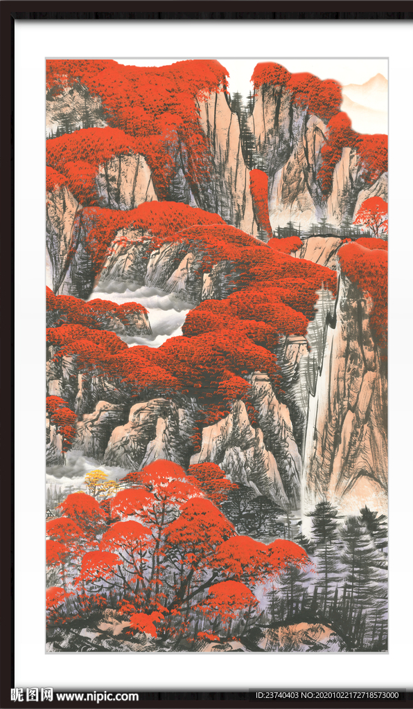 巨幅山水