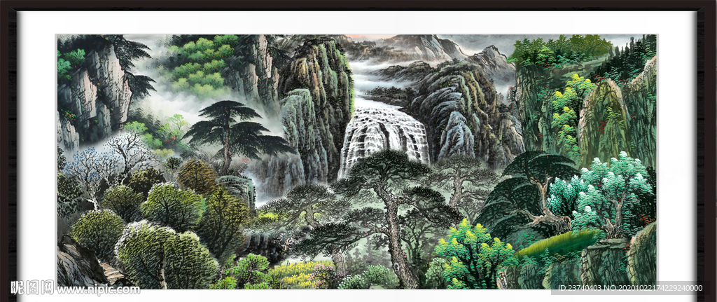 巨幅山水