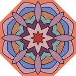 古典少数民族花纹底纹矢量