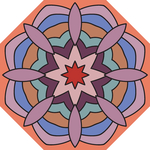 古典少数民族花纹底纹矢量