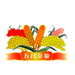手绘五谷杂粮