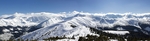 冬季雪山景观