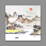 工笔山水