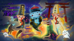 创意动漫卡通插画