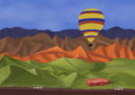 创意风景卡通插画