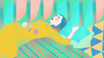 卡通创意人物配图插画