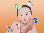 卡通创意人物配图插画