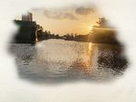 城市夕阳