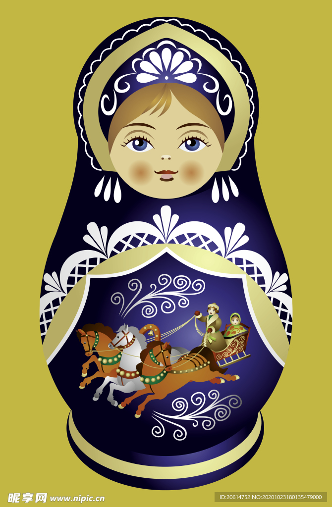 可爱的套娃漫画