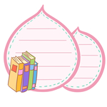 手绘教育学习水滴书籍边框插画