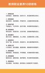 教师职业素养
