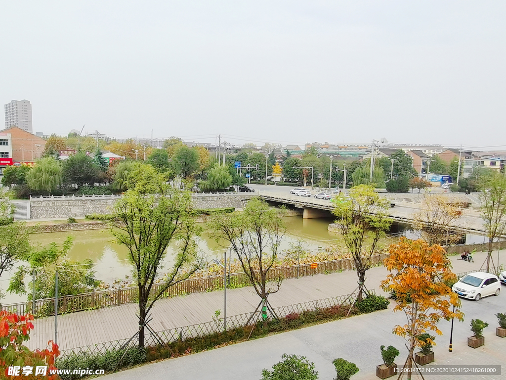 城市河道风景