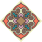 古典少数民族花纹底纹矢量