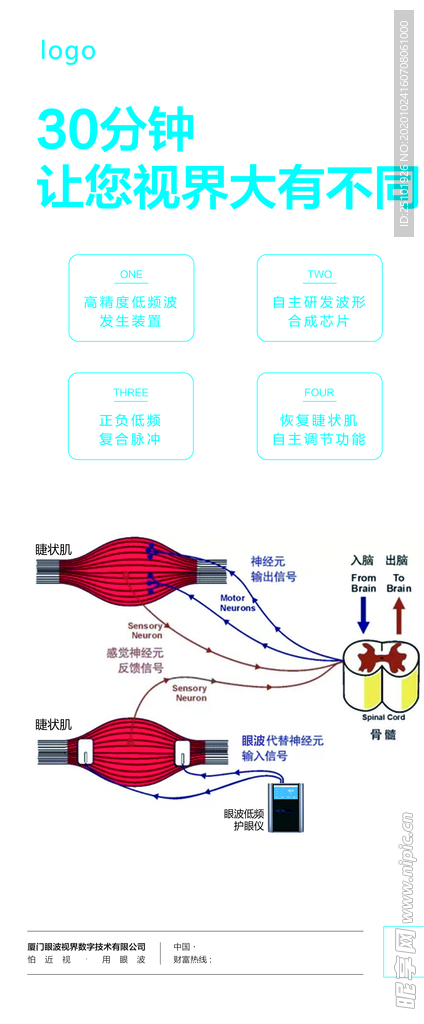 护眼仪展架