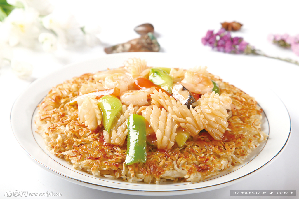 香煎三鲜面