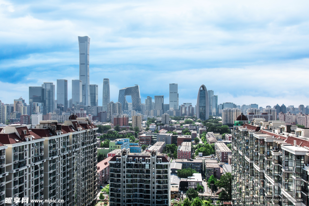 大城市地标建筑风景摄影