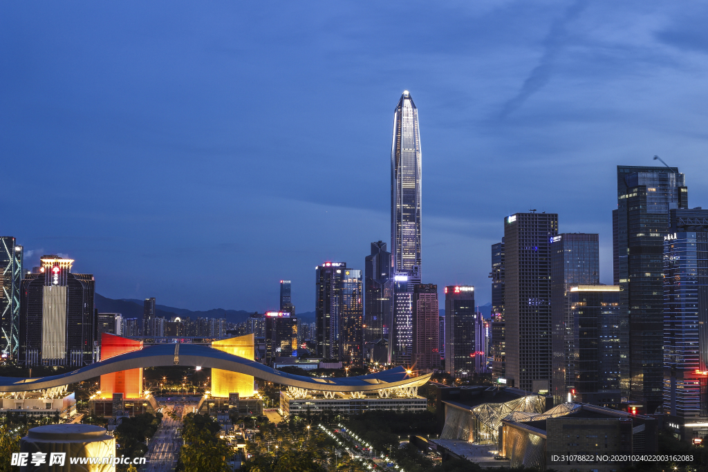 大城市地标建筑摄影