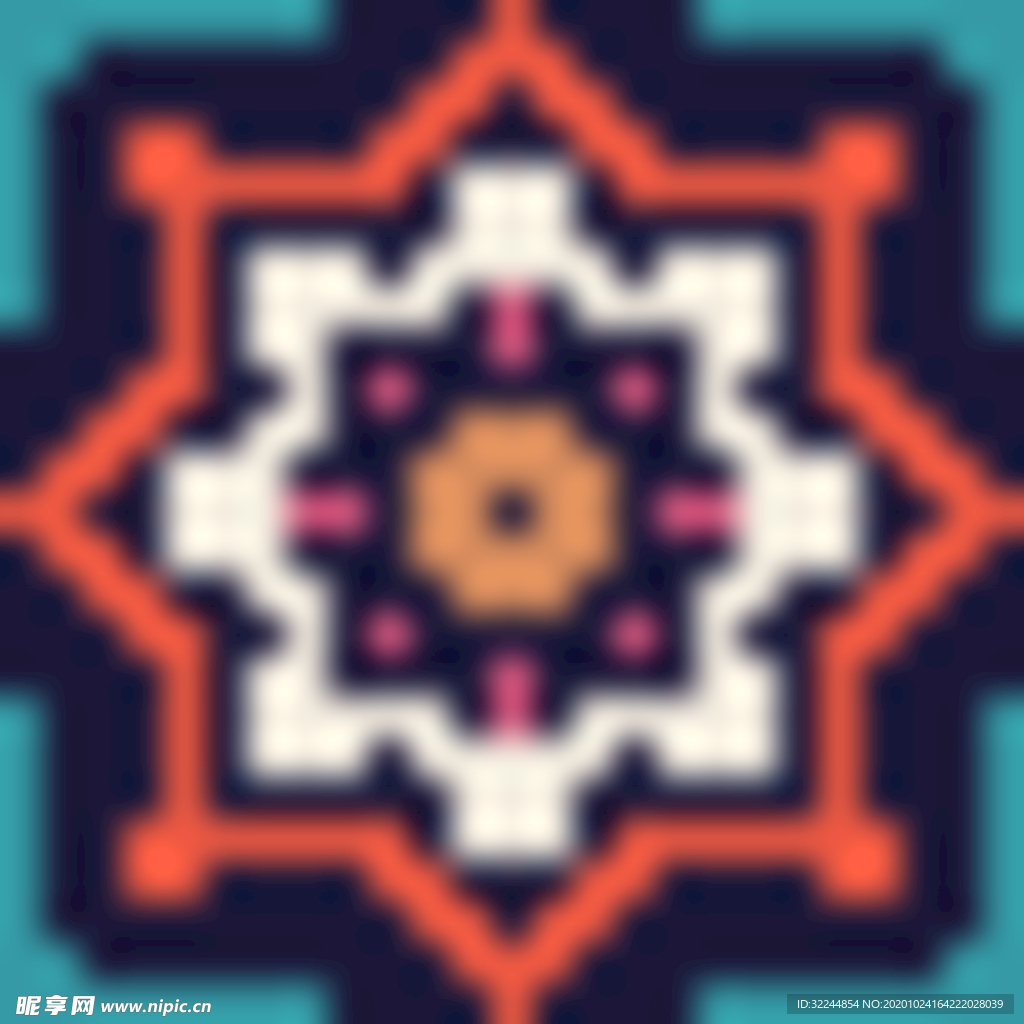 民族古典花纹底纹背景
