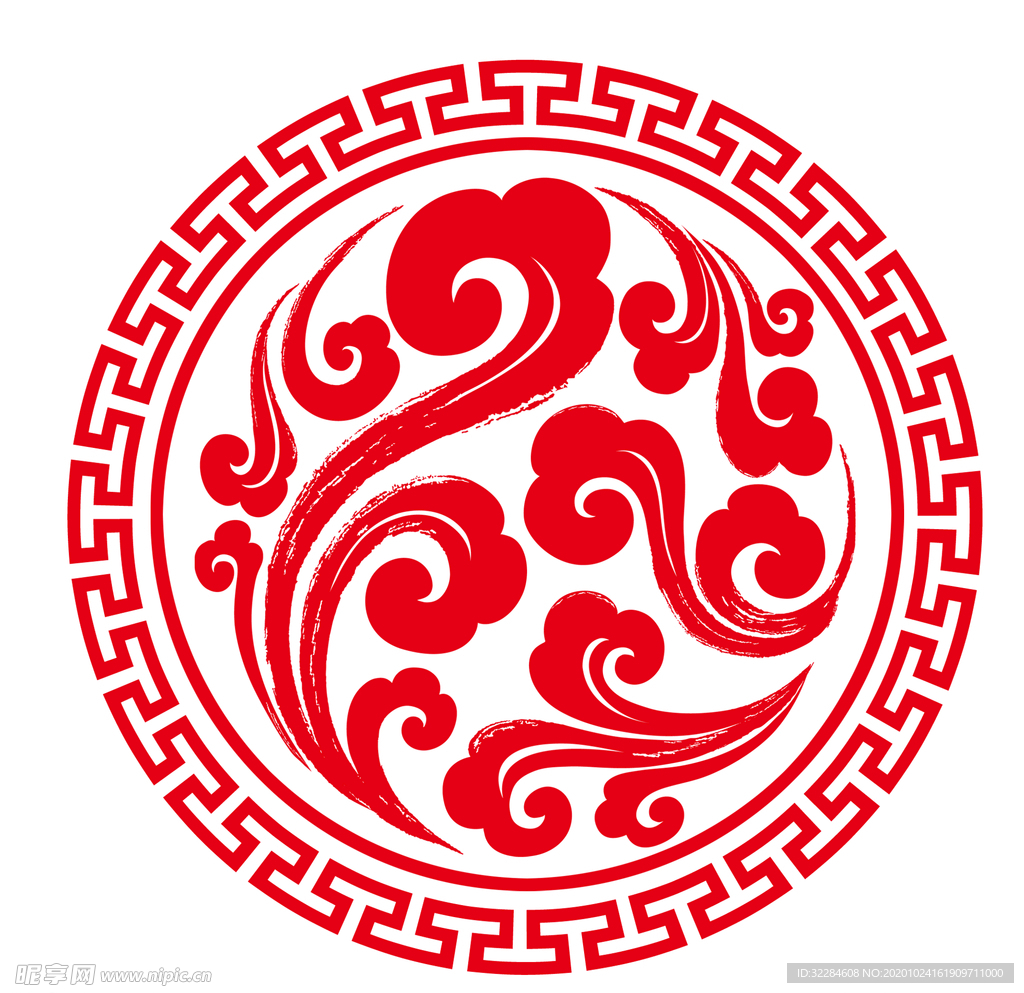祥云花纹