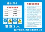吊篮验收合格牌