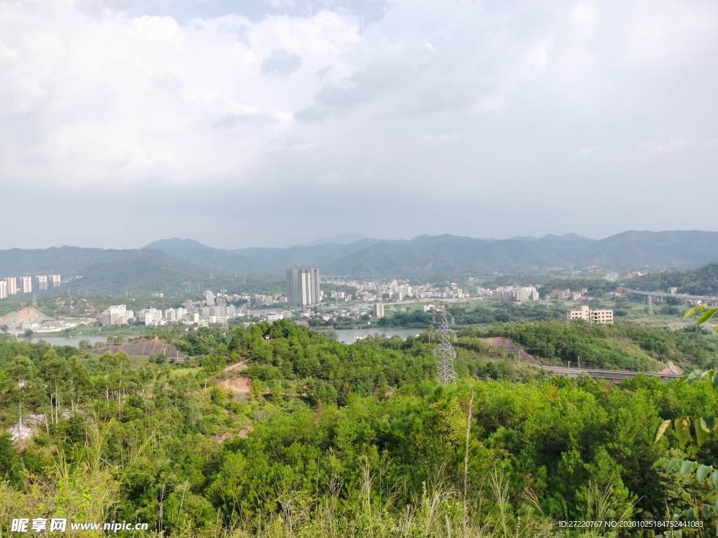 农村山野风景