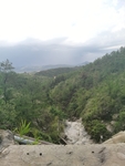 登山远眺自然景色