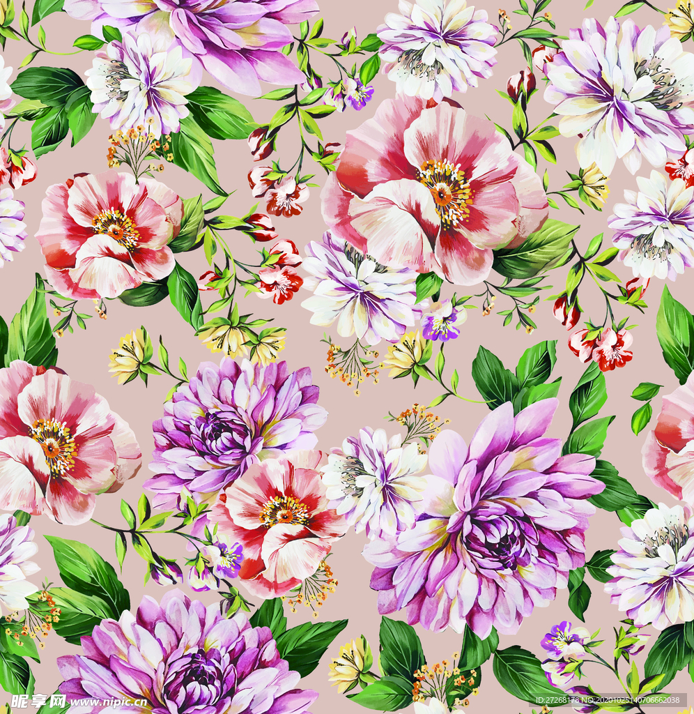 手绘花
