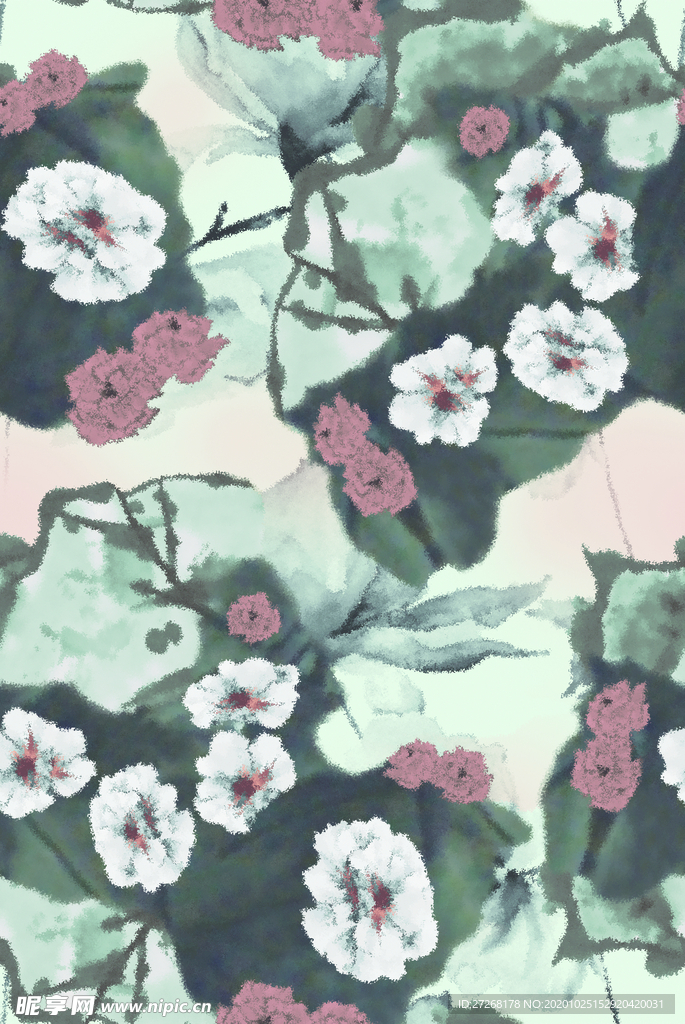 手绘花