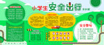 小学生安全出行手抄报学校展板