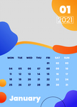 2021年日历