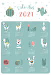2021年日历
