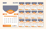 2021年日历