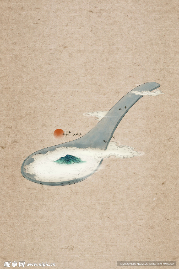 创意中式插画