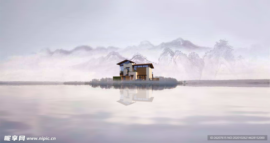 湖景别墅