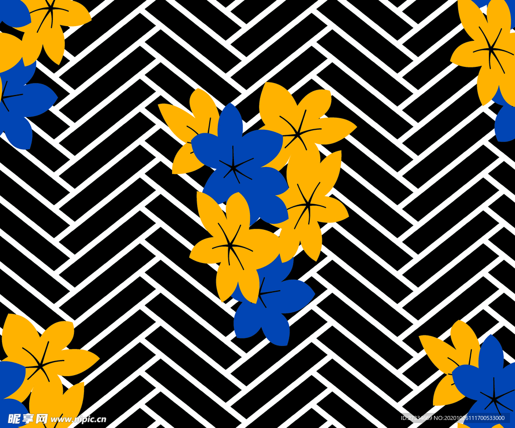 几何花