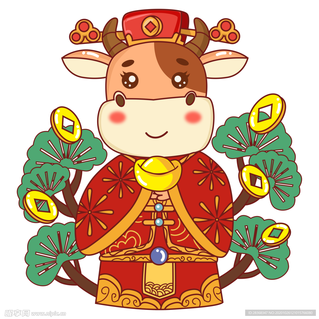卡通牛形象
