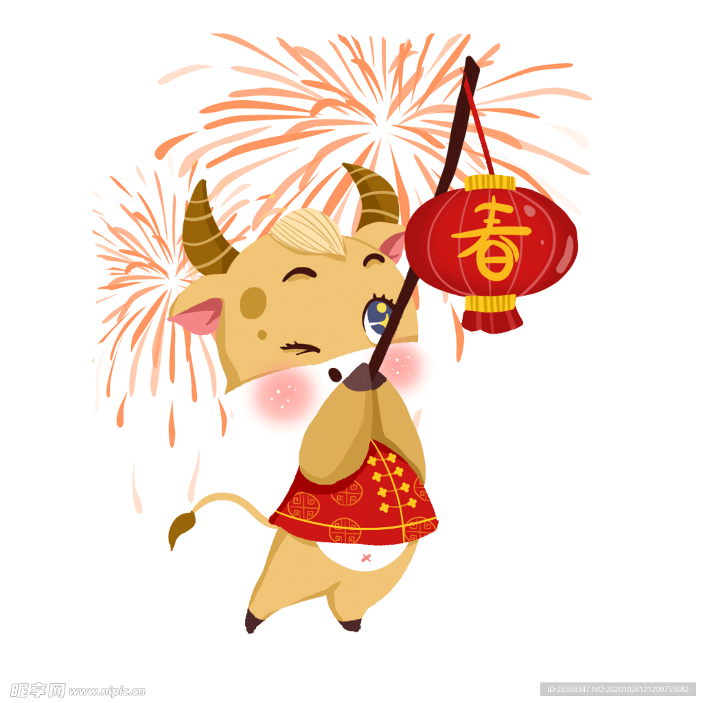卡通牛形象