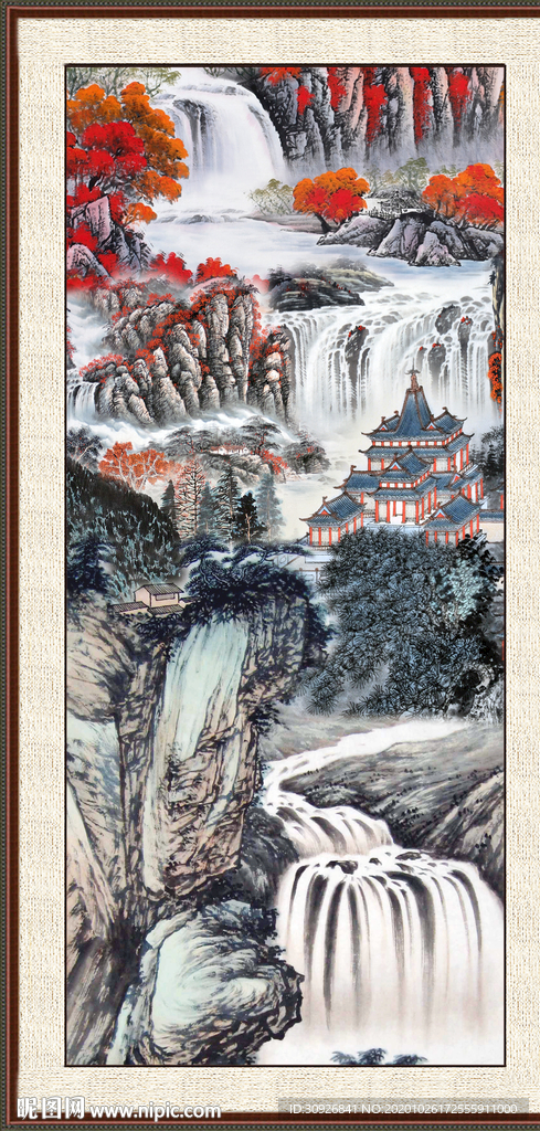 巨幅山水画