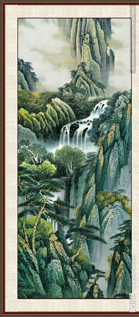 巨幅山水画