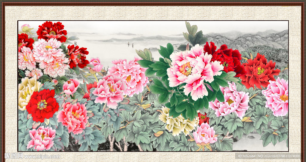 牡丹花开富贵
