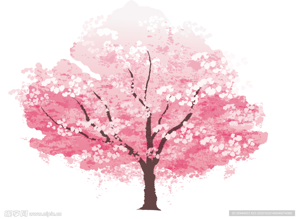樱花装饰素材