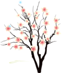 樱花装饰素材