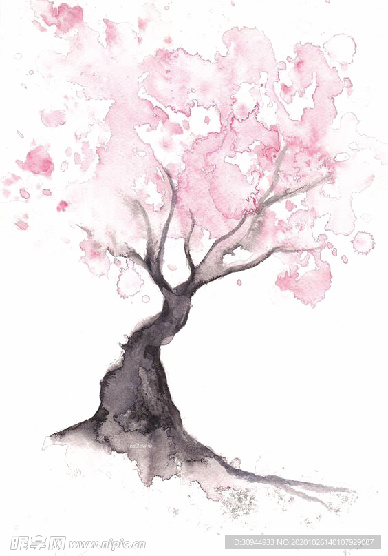 樱花装饰素材